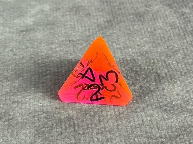 Tetrahedron Dice - 4