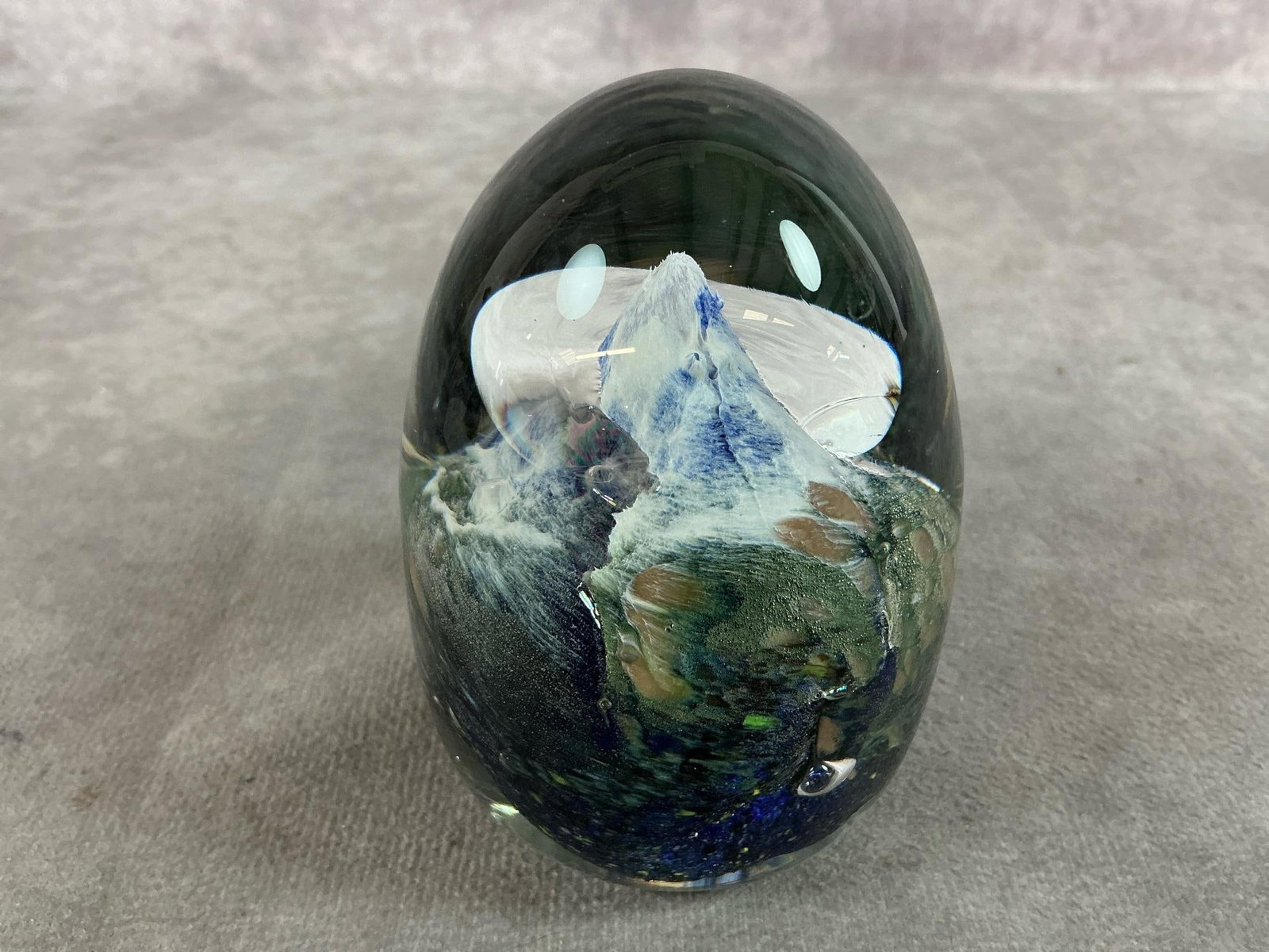 Handblown Glass Paperweight (1 of 4)