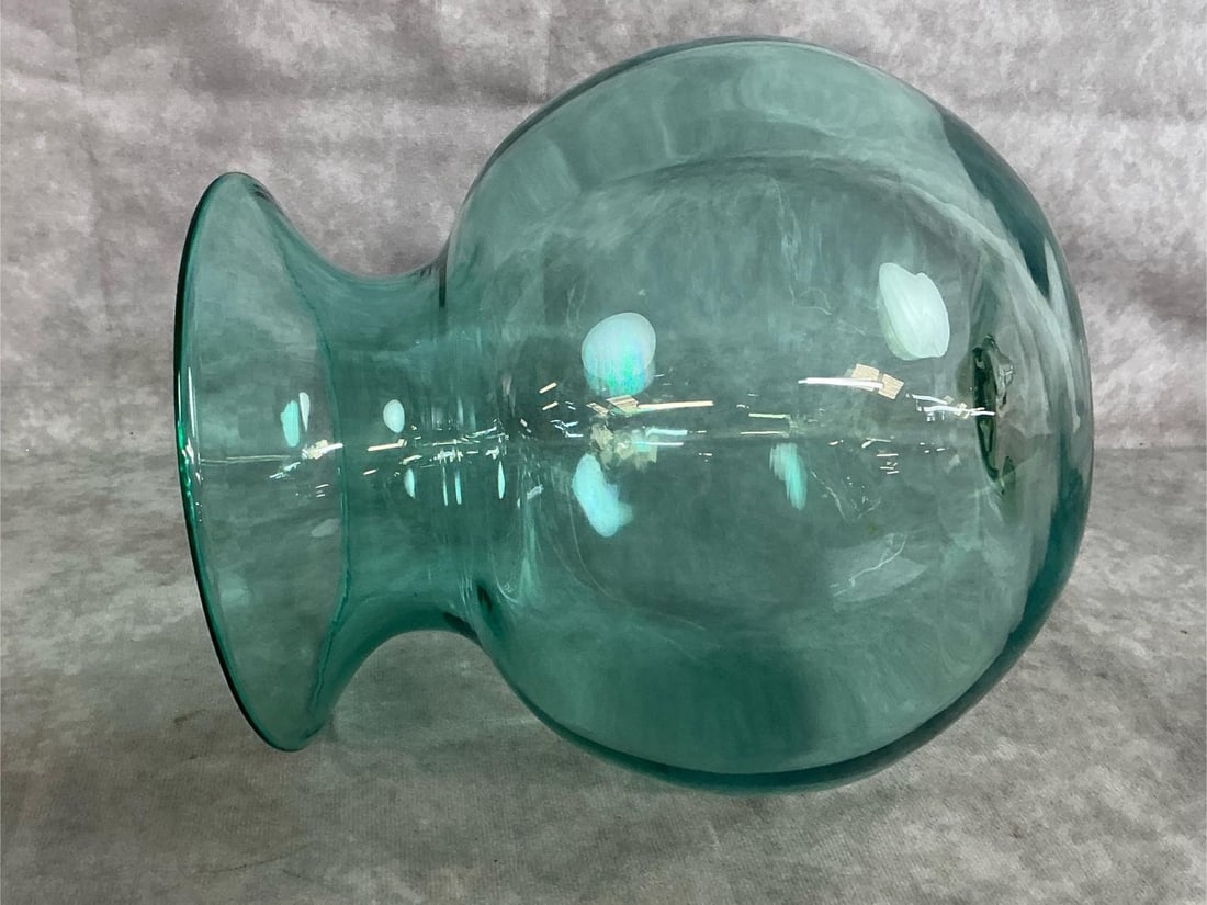 Blenko Aqua Vase - 4