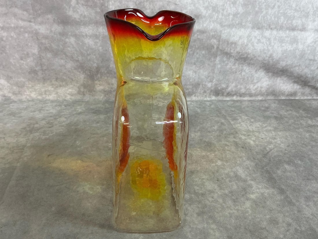 Blenko Square Vase - 3