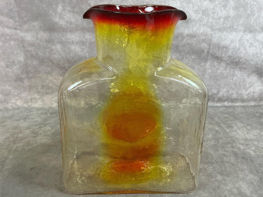 Blenko Square Vase - 4