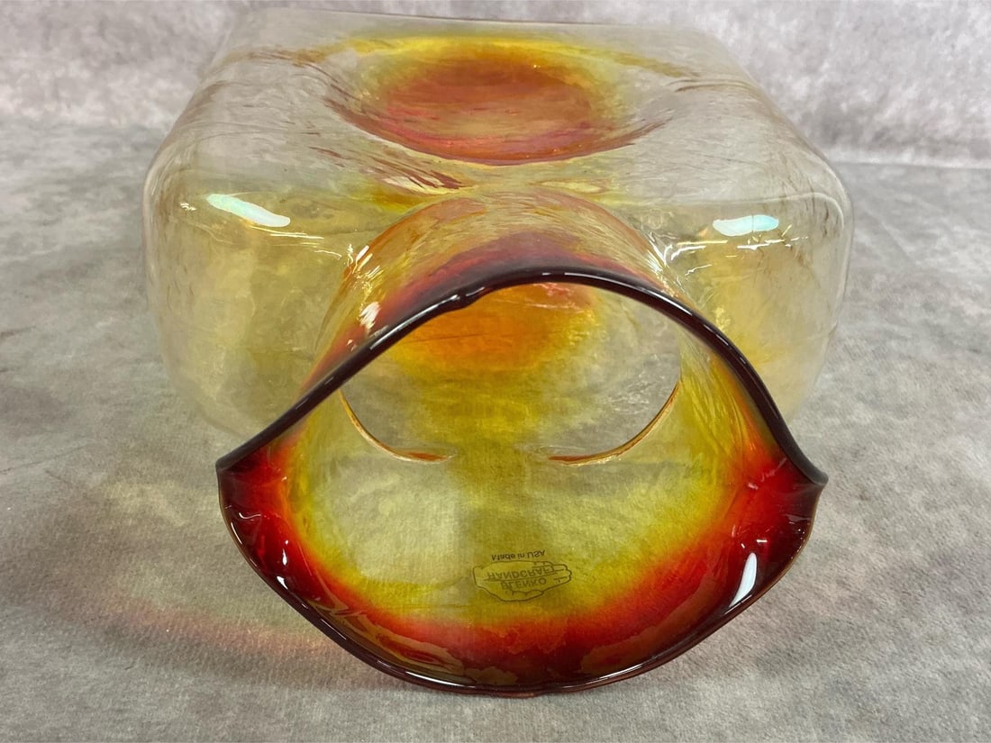 Blenko Square Vase - 6