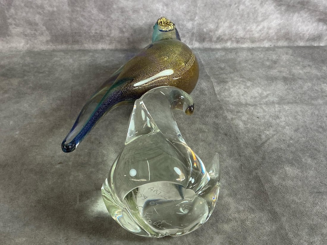 Murano Bird Sculpture - 5