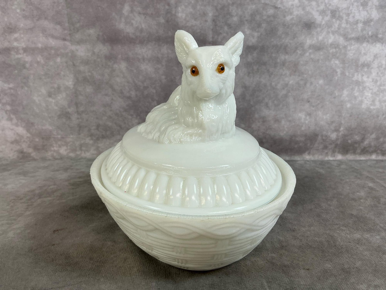 Fox on a Nest Dish - 2
