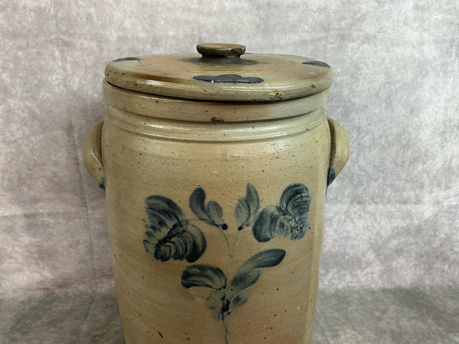 Stoneware Decorated Crock - 2