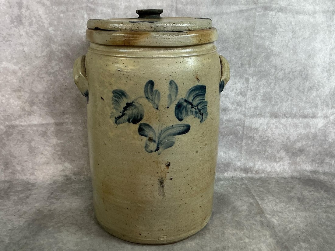 Stoneware Decorated Crock - 3