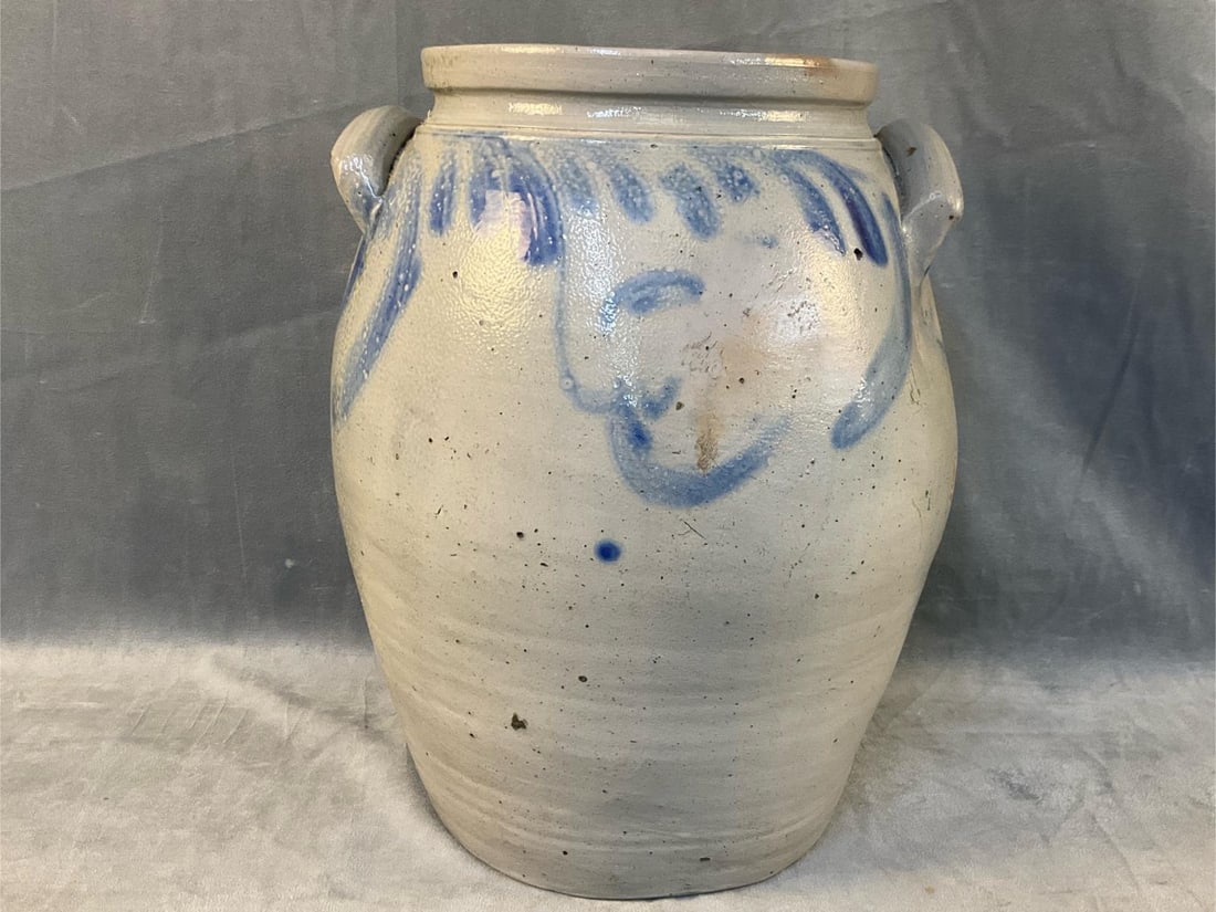 Stoneware Decorated Crock - 3