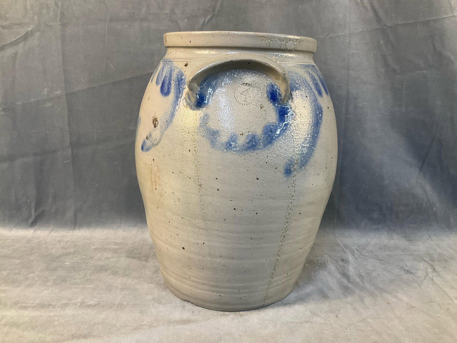 Stoneware Decorated Crock - 4