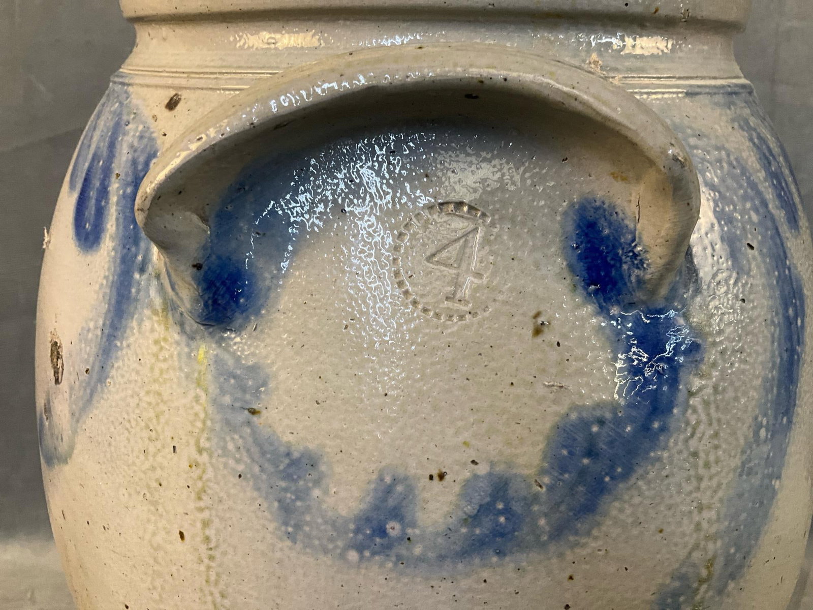 Stoneware Decorated Crock - 5