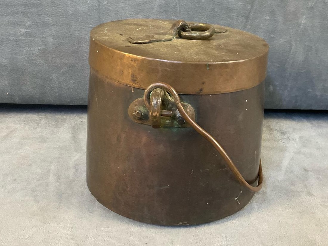 Antique Copper Pot - 2