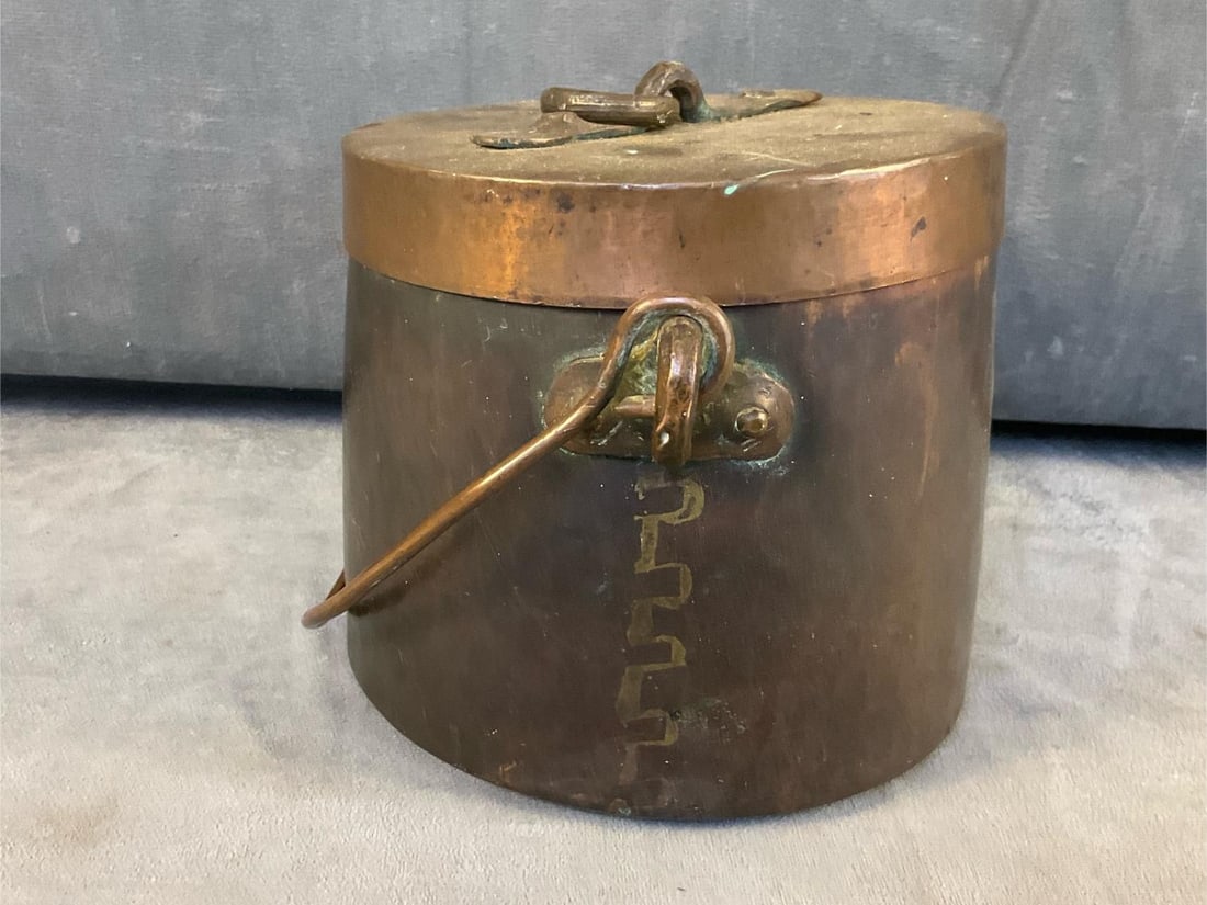 Antique Copper Pot - 4