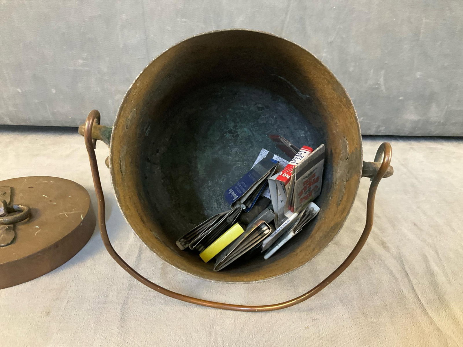 Antique Copper Pot - 7