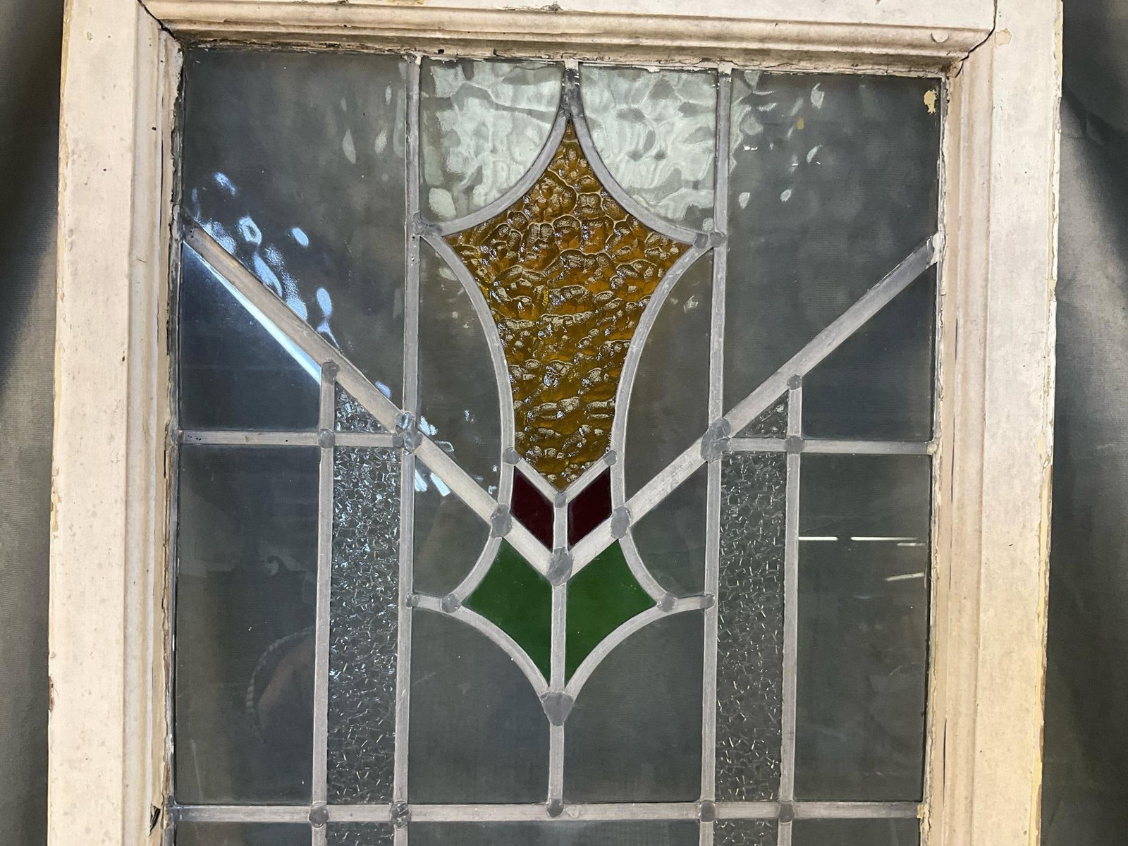 Antique Stained Glass Window - 6