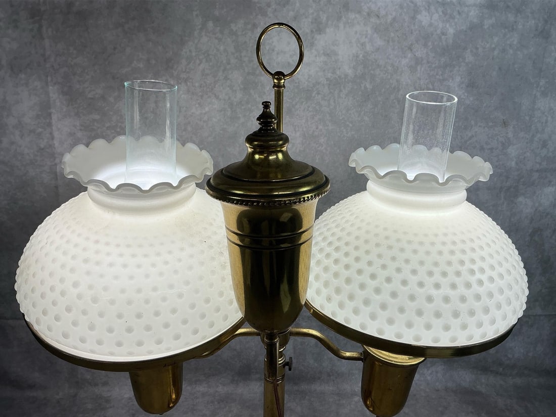 Double Arm Brass Lamp - 3