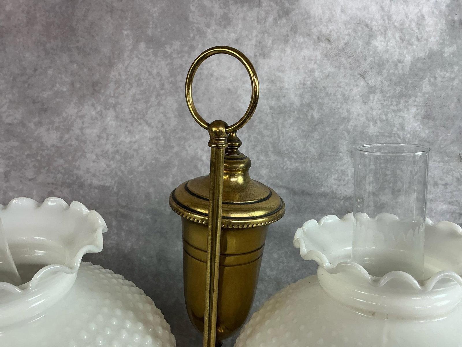 Double Arm Brass Lamp - 6