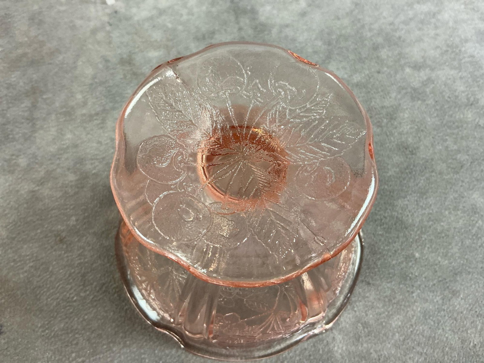 Pink Depression Glass - 10