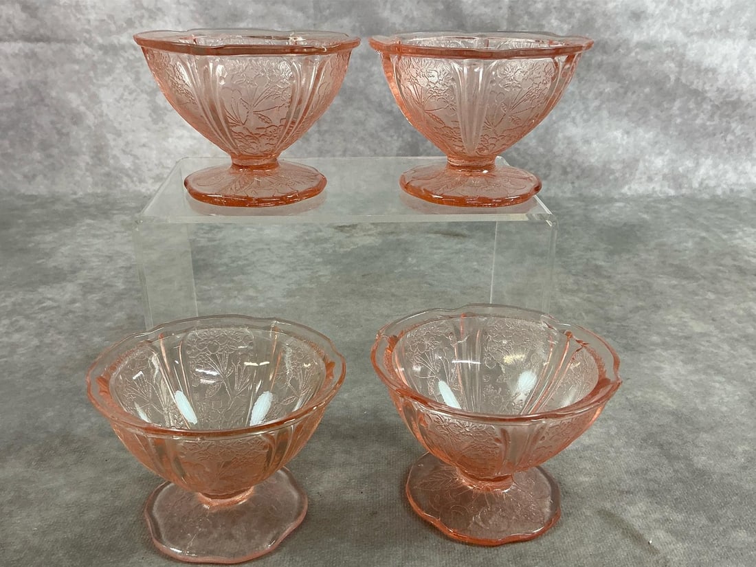 Pink Depression Glass - 9