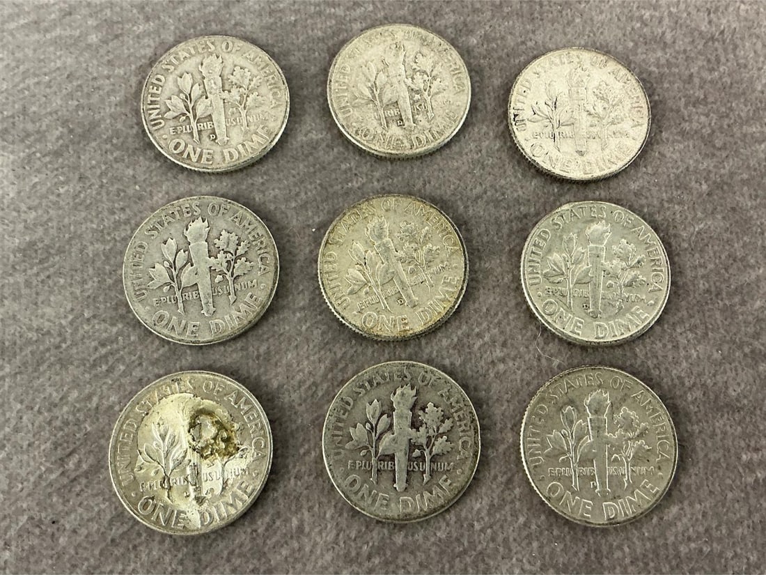 Silver Dimes - 5