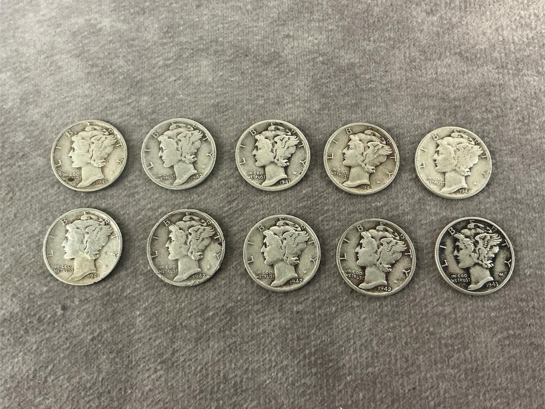 Mercury Dimes - 2