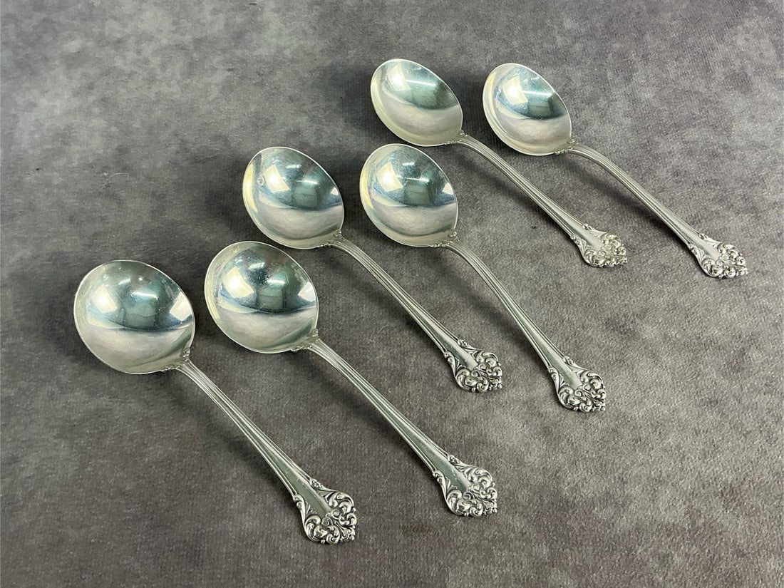 Gorham Silver Soup Spoons - 2