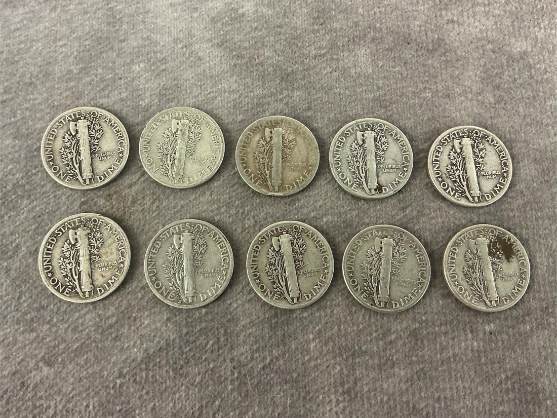 Mercury Dimes - 3