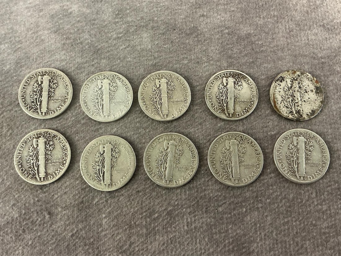 Mercury Dimes - 3