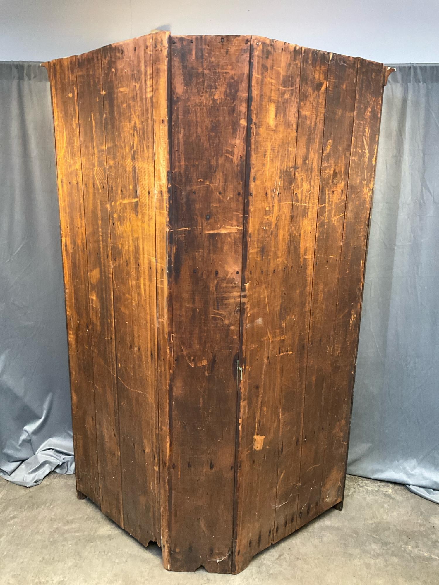 Antique Corner Cupboard - 9