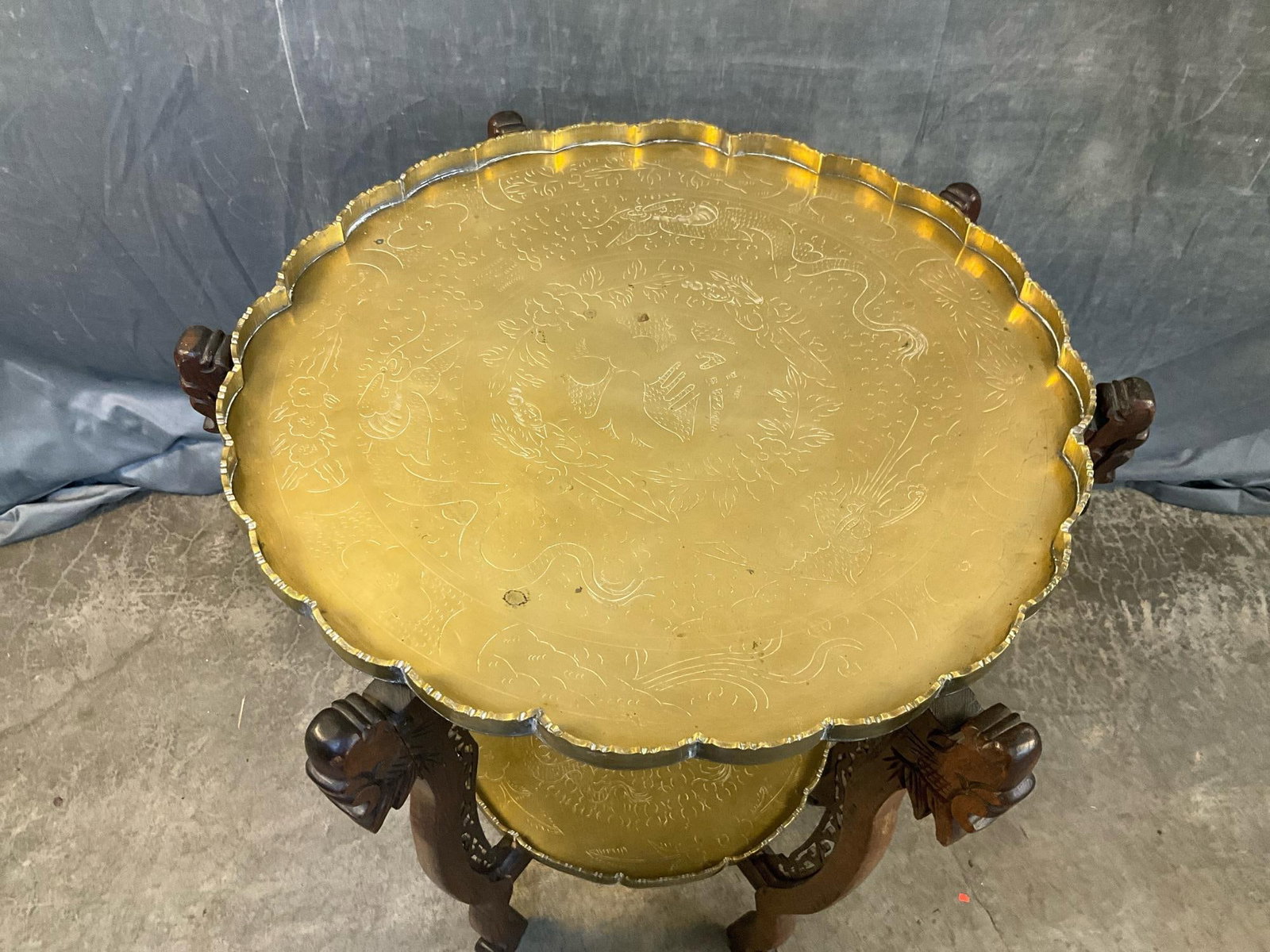 Chinese Brass Table - 3