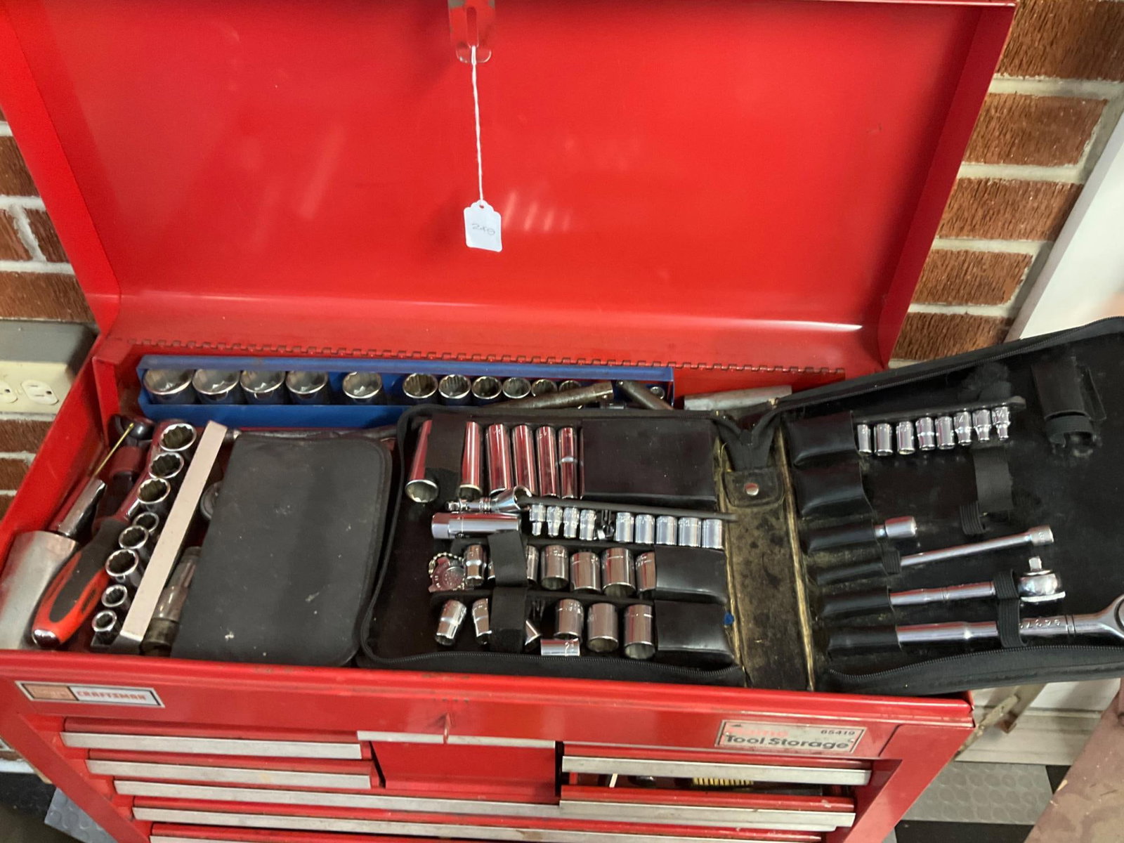 Craftsman Tool Box & Tools - 6