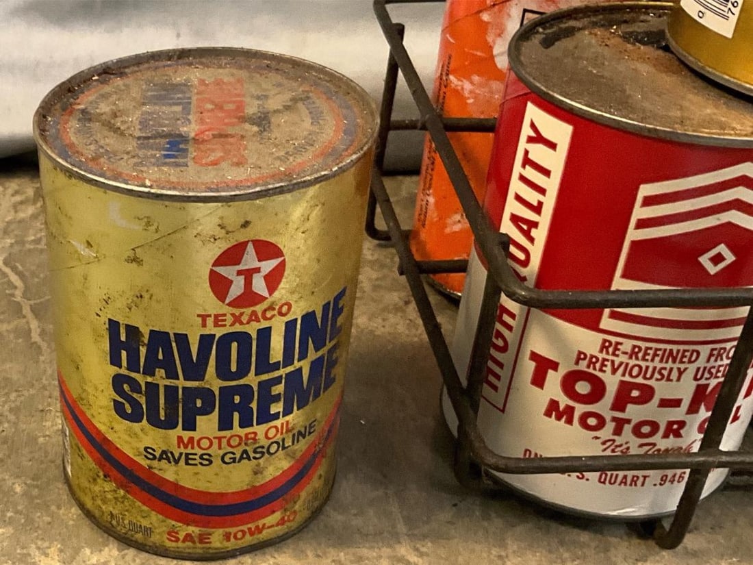 Motor Oil Cans - 4