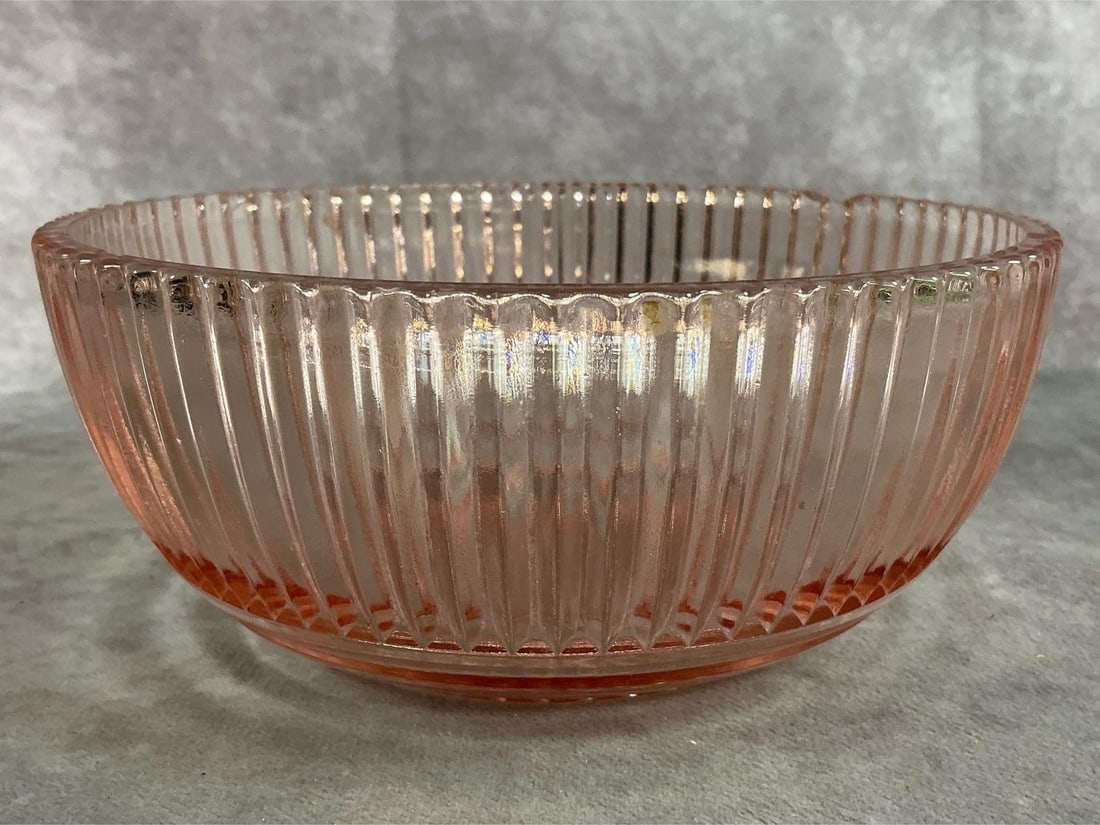 Pink Depression Glass - 10