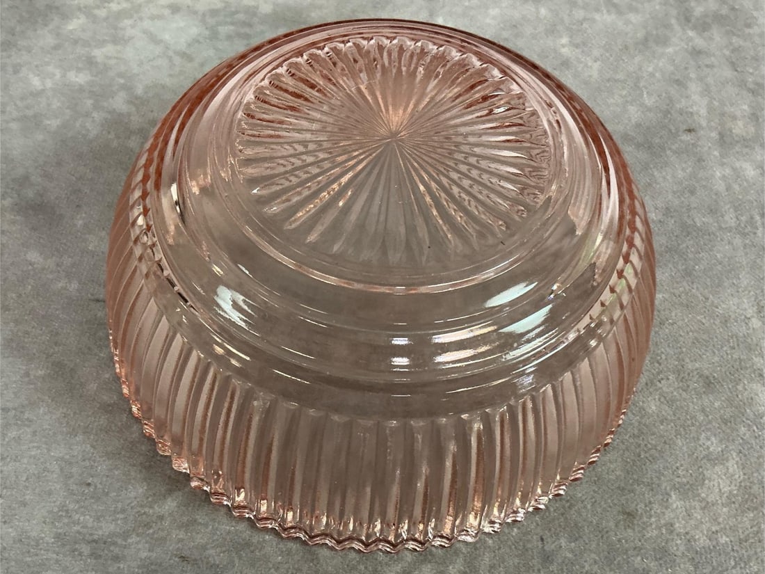 Pink Depression Glass - 11