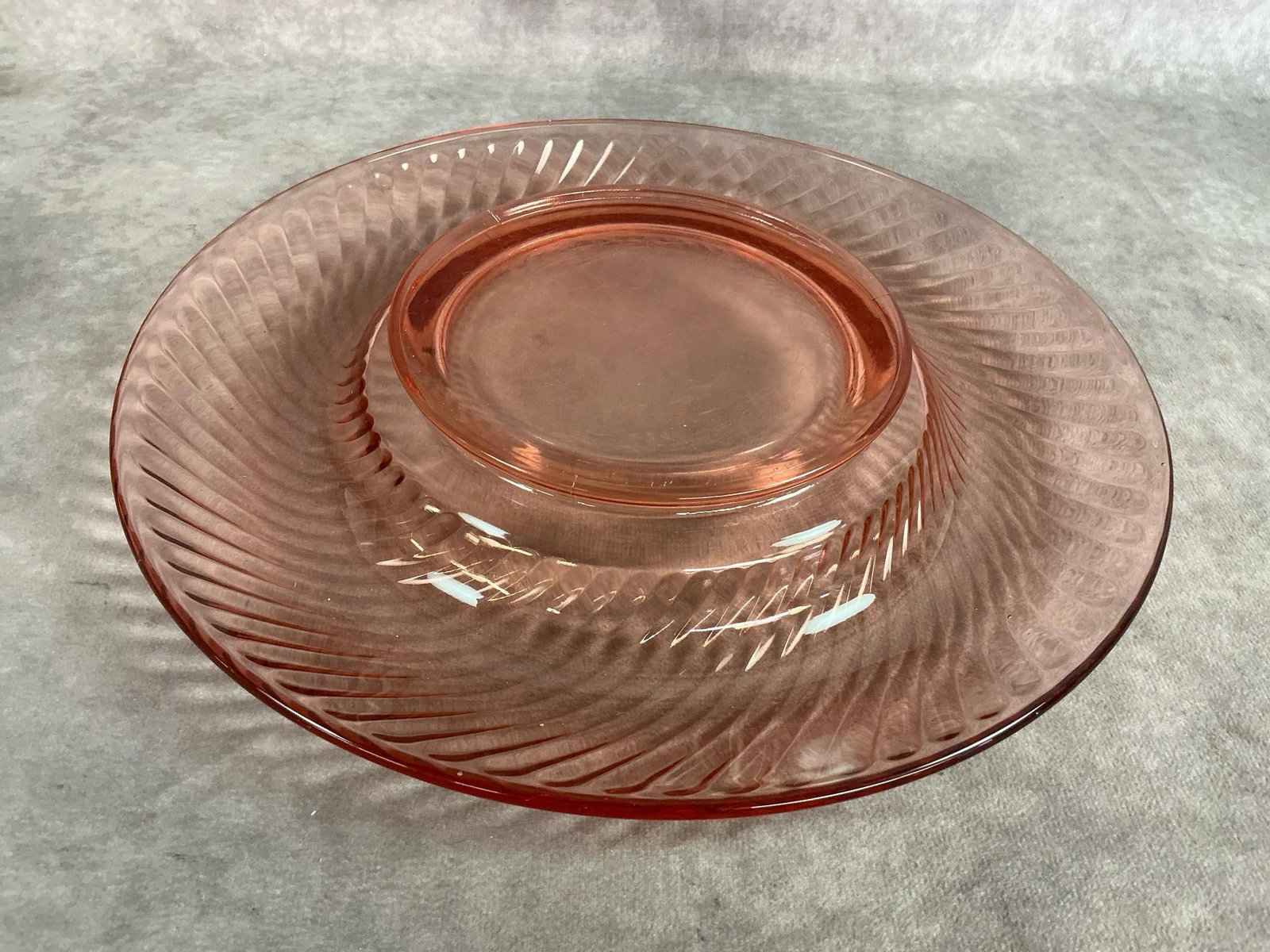 Pink Depression Glass - 6