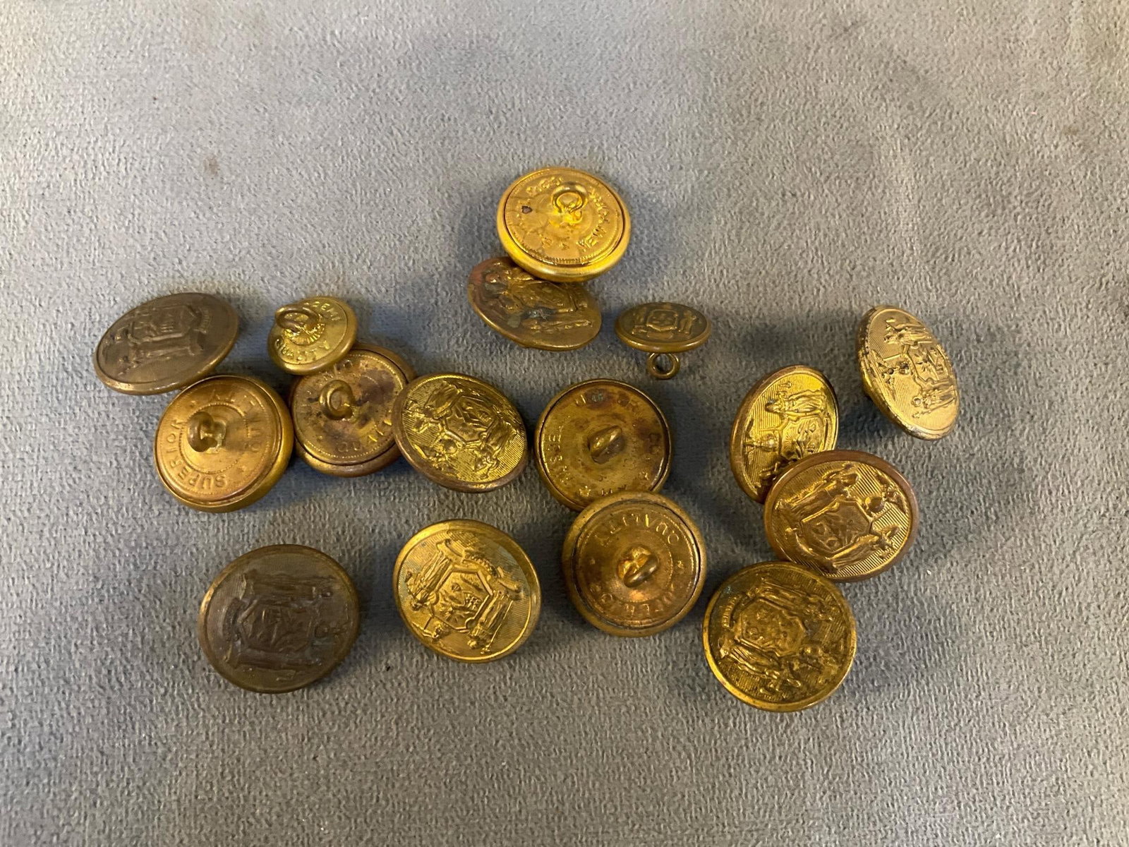 Militia Buttons - 10