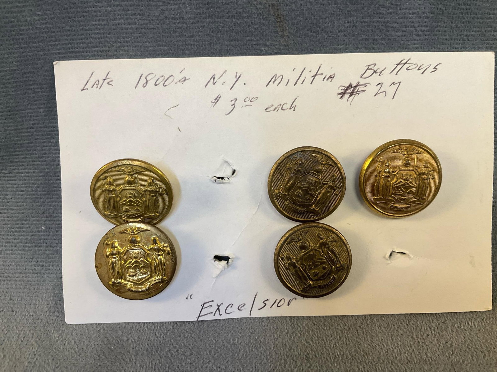 Militia Buttons - 12