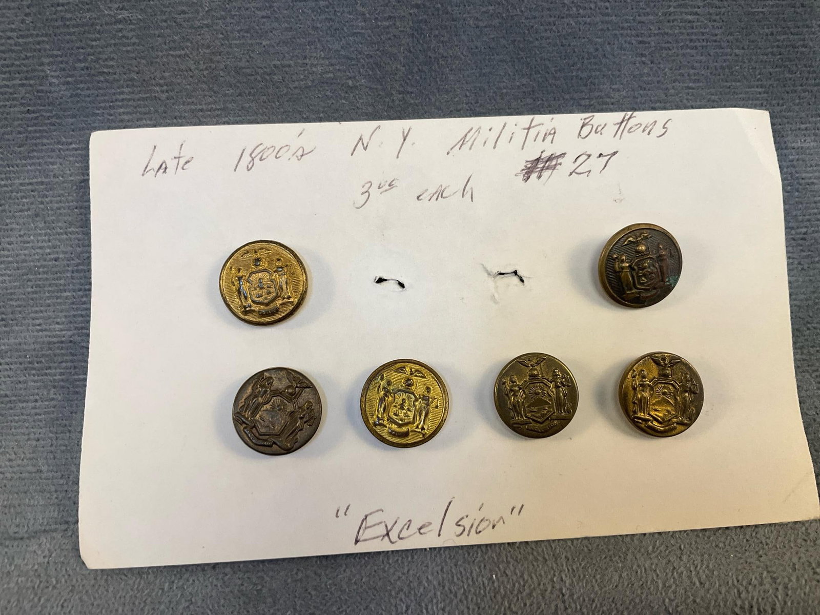 Militia Buttons - 13