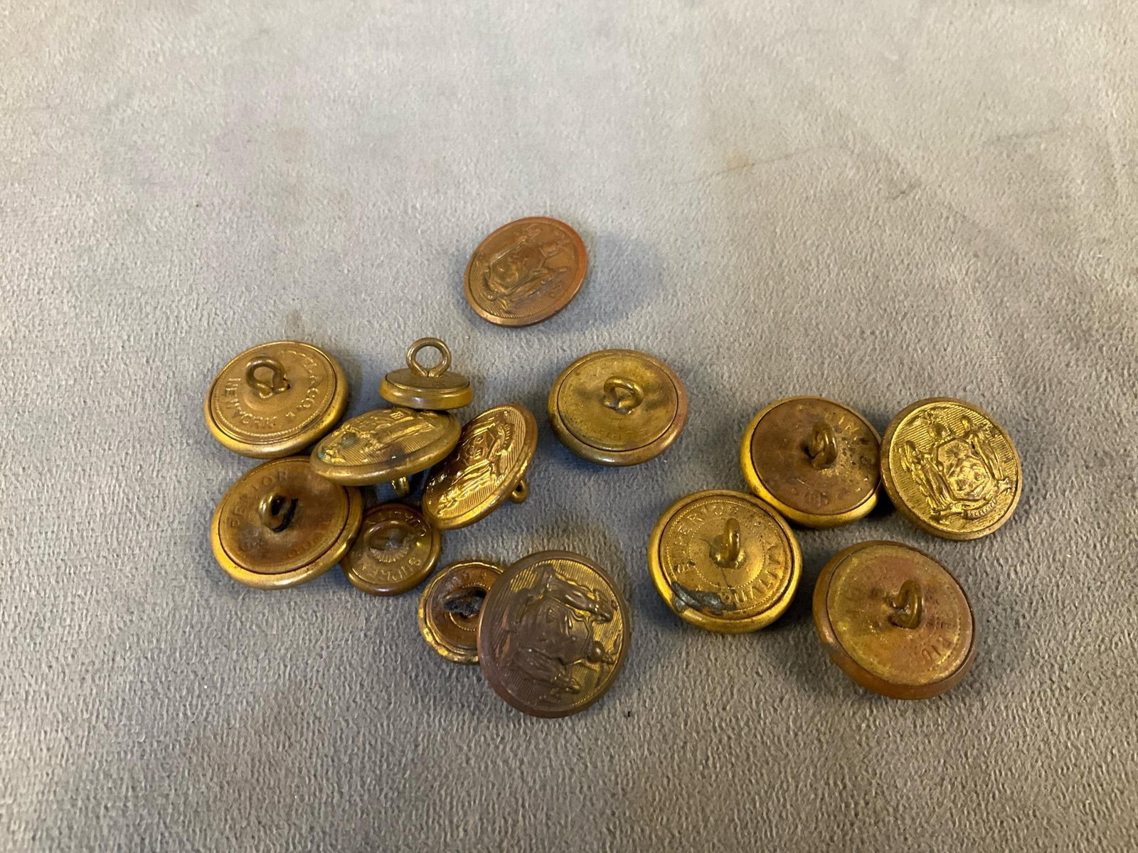 Militia Buttons - 8