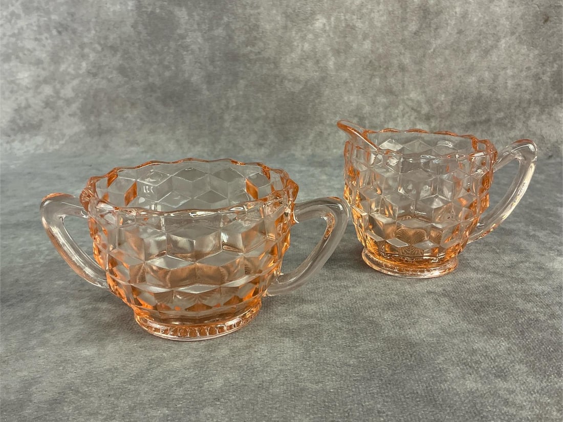 Pink Depression Glass - 6