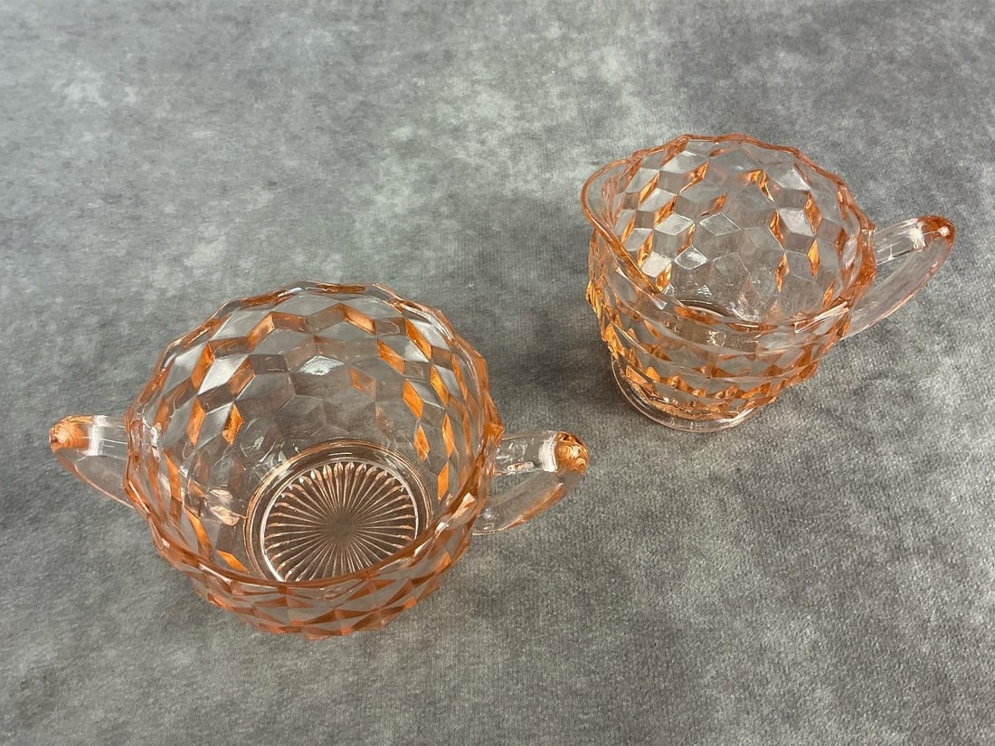 Pink Depression Glass - 7