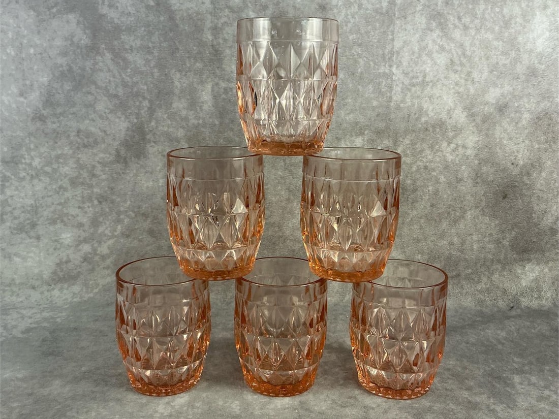 Pink Depression Glass - 8