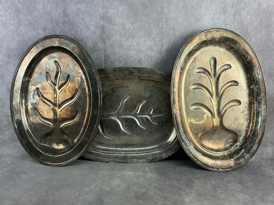 Silver Plated Serving Finds - 2