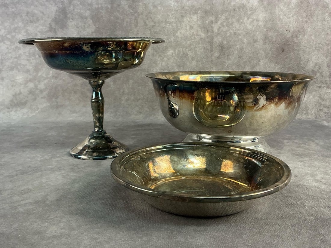 Silver Plated Serving Finds - 3