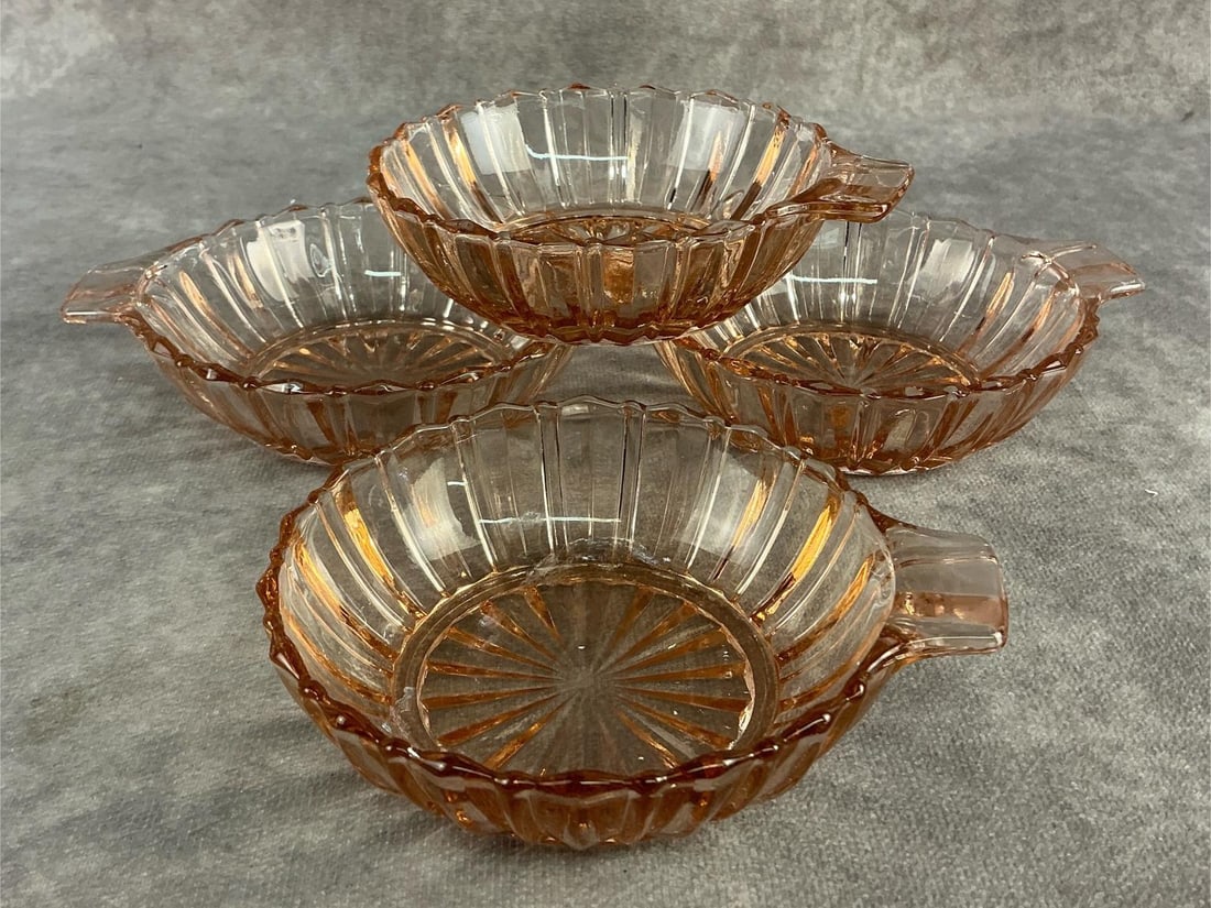 Pink Depression Glass - 6