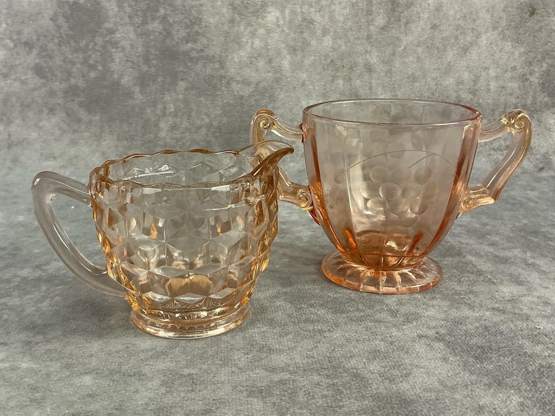 Pink Depression Glass - 7