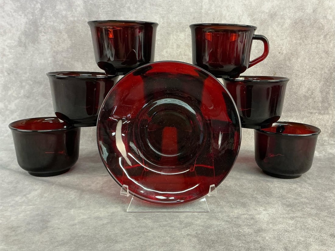 Ruby Red Glassware - 7