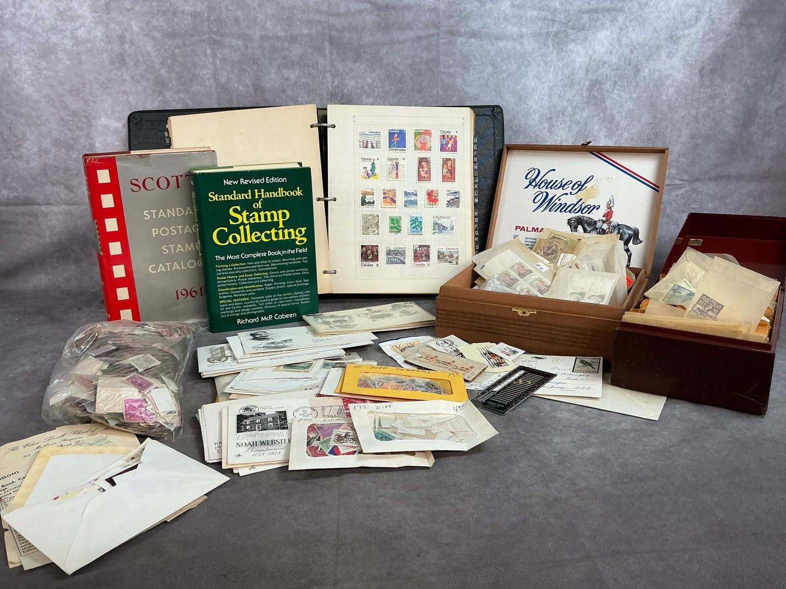 Vintage Stamps & Books (1 of 9)