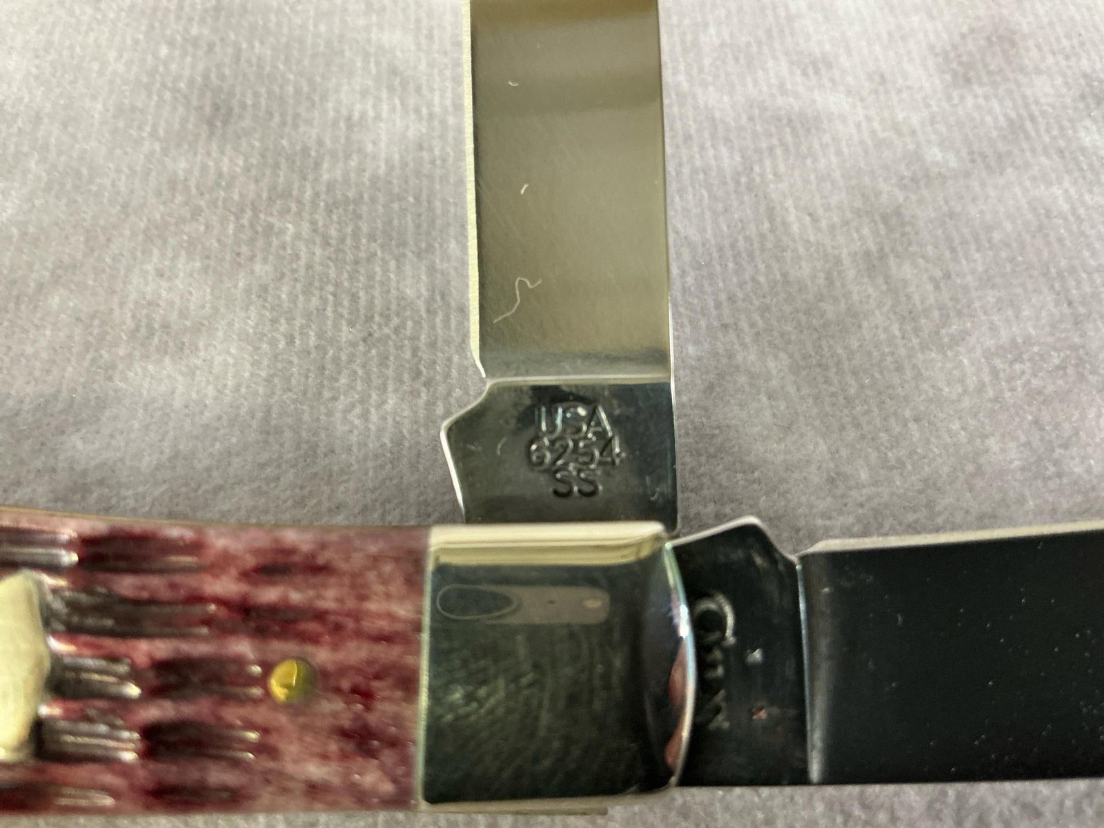 Trapper Purple Bone Handle - 5
