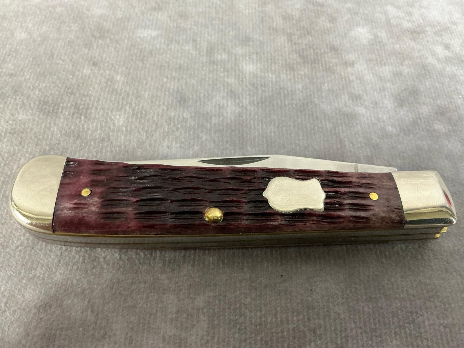 Trapper Purple Bone Handle - 7