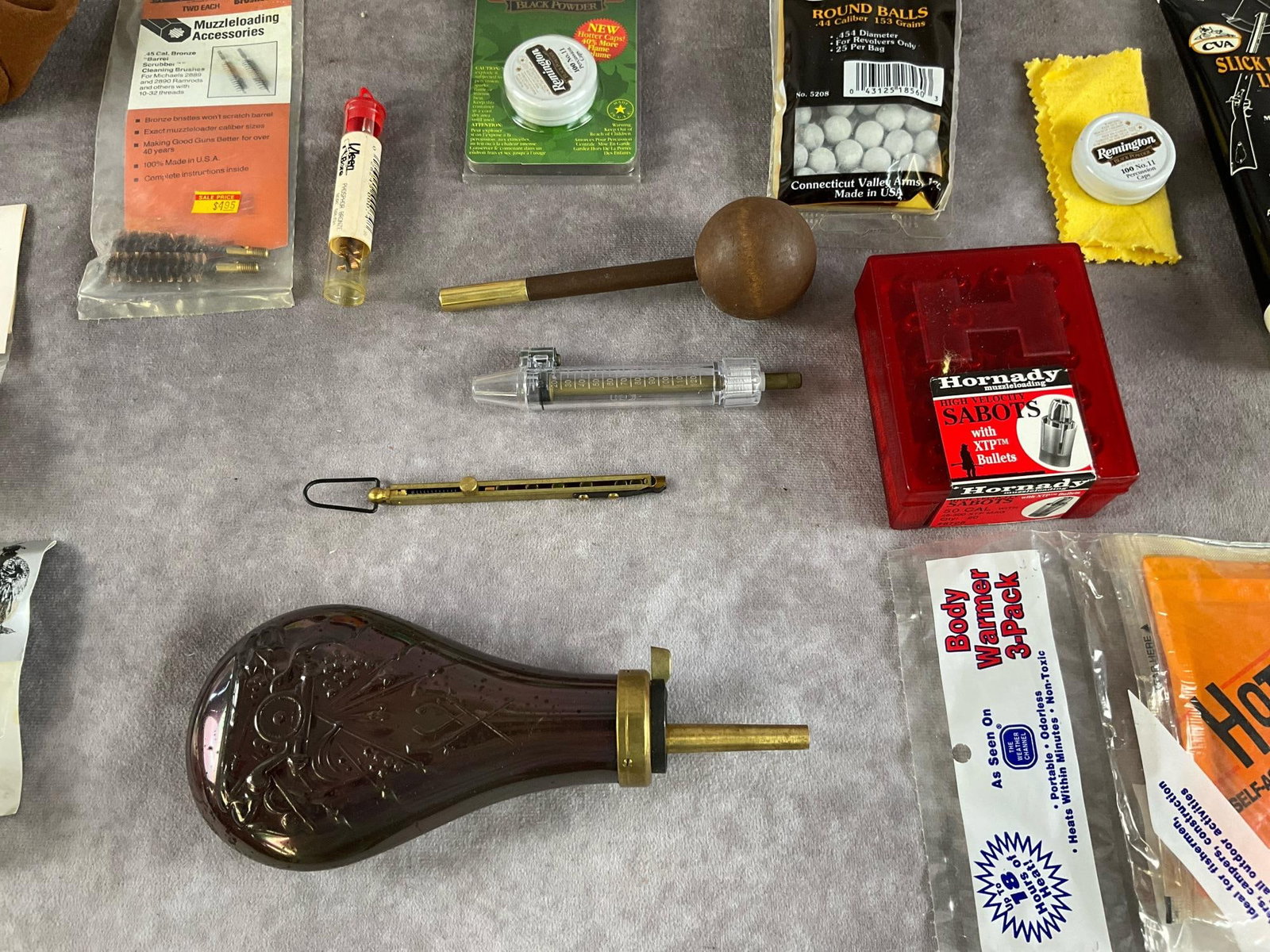 Mixed Brand Muzzleloading Accessories and Storage Cases - 12