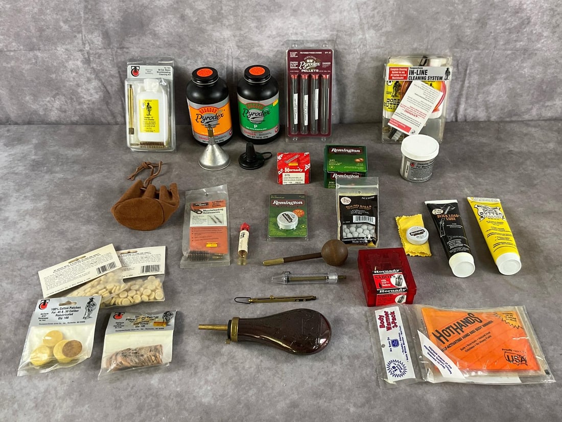 Mixed Brand Muzzleloading Accessories and Storage Cases - 5